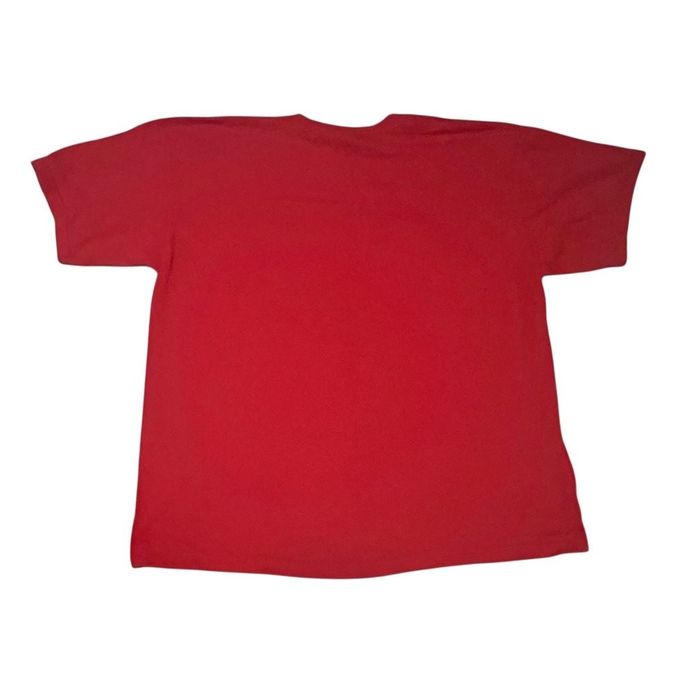 Retro Mitchells Landing Golf On Ice 2008 Funny Graphic T-Shirt Red XL - Picture 2 of 5